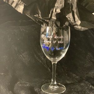 decorative wine glass